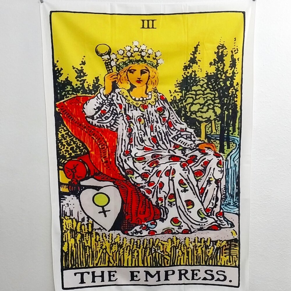 The Empress Tarot Card Tapestry